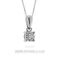 Collana Donna Oro Donna Luce in Oro bianco Diamante DHPL2373.002